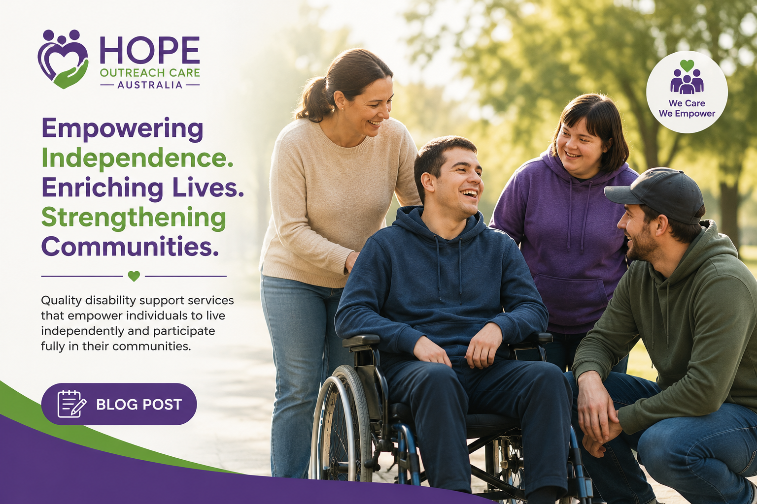 Empowering Independence Through Quality Disability Support Services in Australia