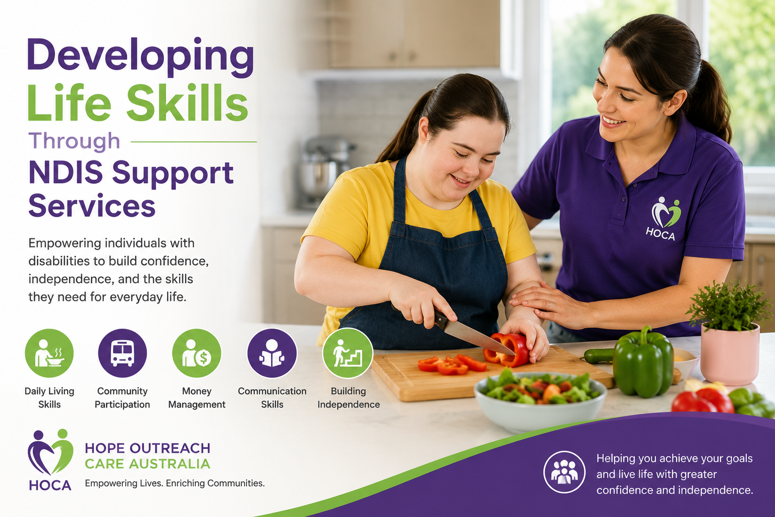 Developing Life Skills Through NDIS Support Services